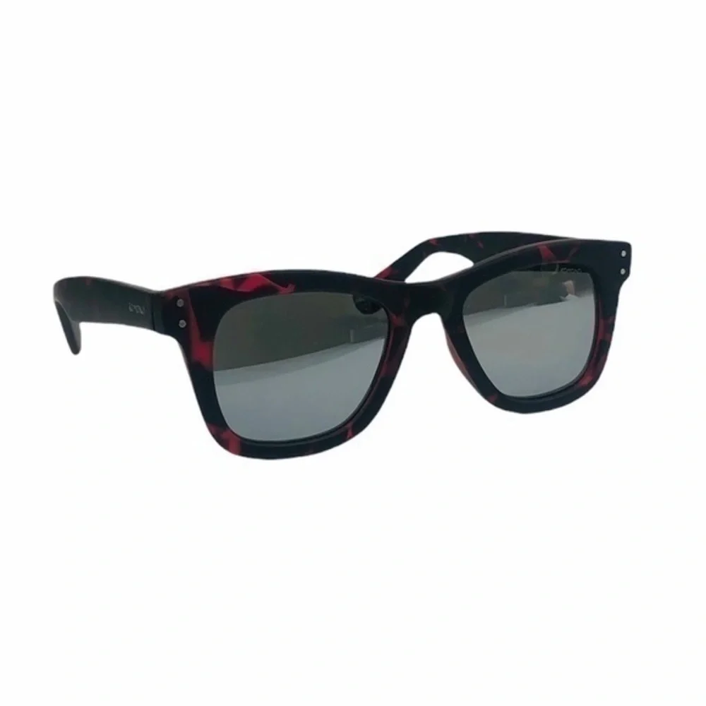 New KOMONO Allen Matte Beetroot Tortoise Sunglasses